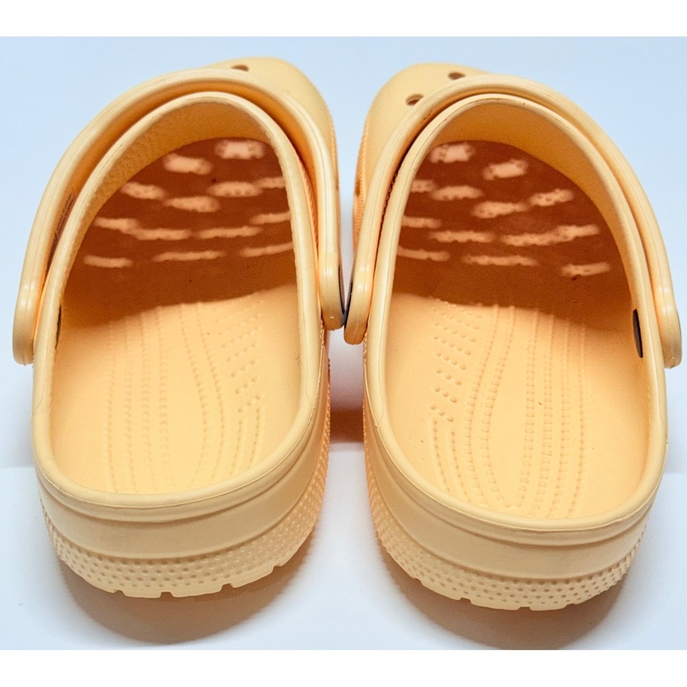 Crocs Classic Clog Cantaloupe Orange Mens 8 Womens 10 Comfort Slip On Shoes - Picture 5 of 5